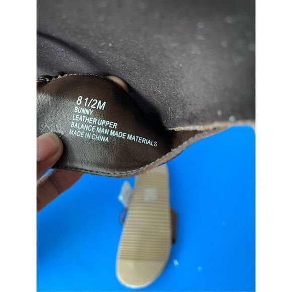 Perlina Bunny Sandals leather size 8.5 - Picture 6 of 6